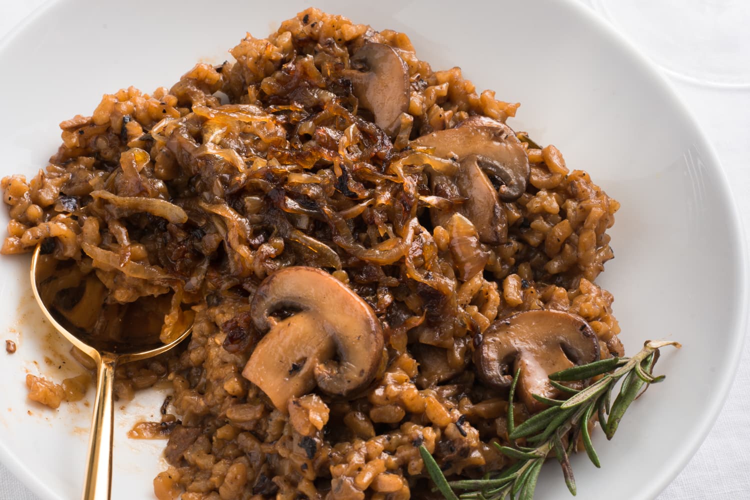 Baked Mushroom Risotto with Caramelized Onions The Kitchn