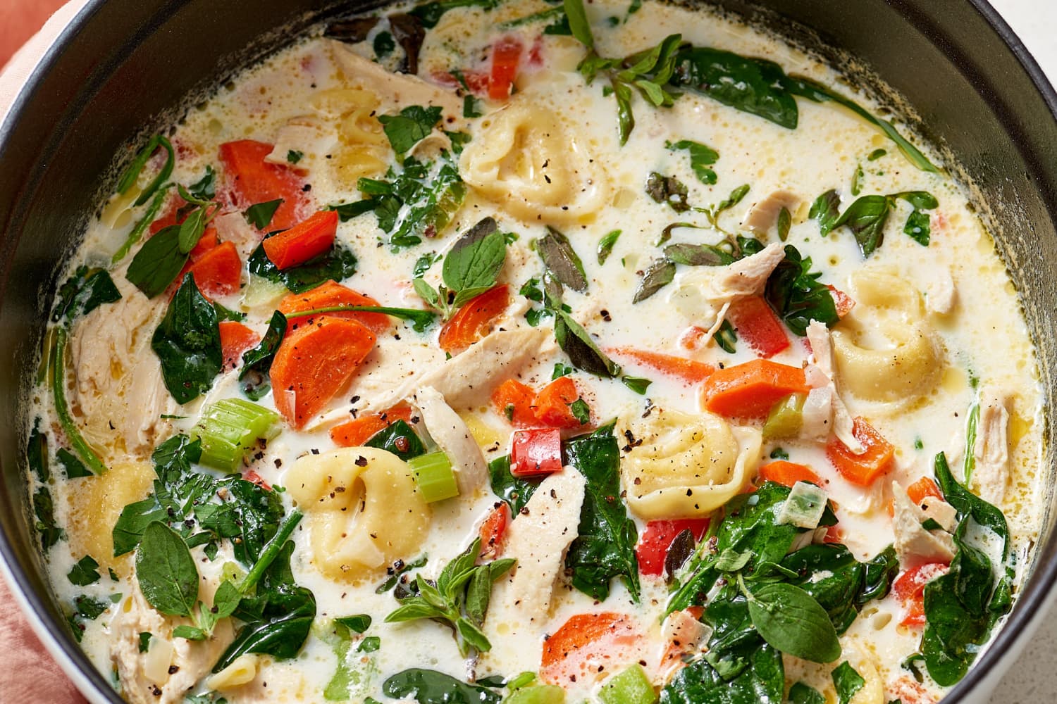 Creamy Chicken Tortellini Soup | The Kitchn