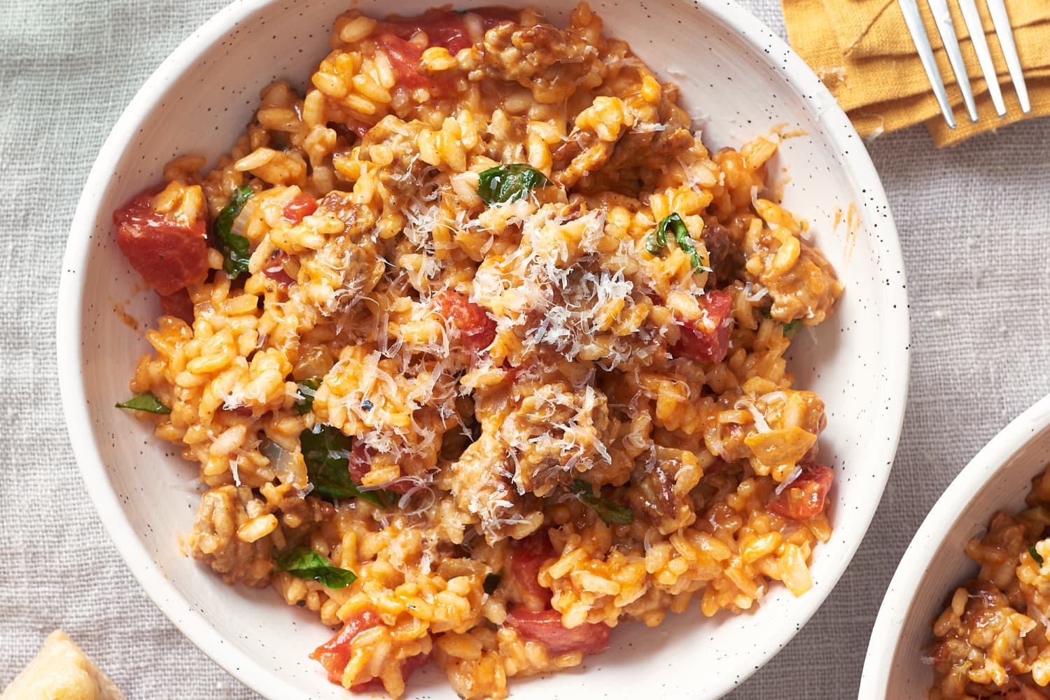 Sausage and Tomato Risotto Kitchn