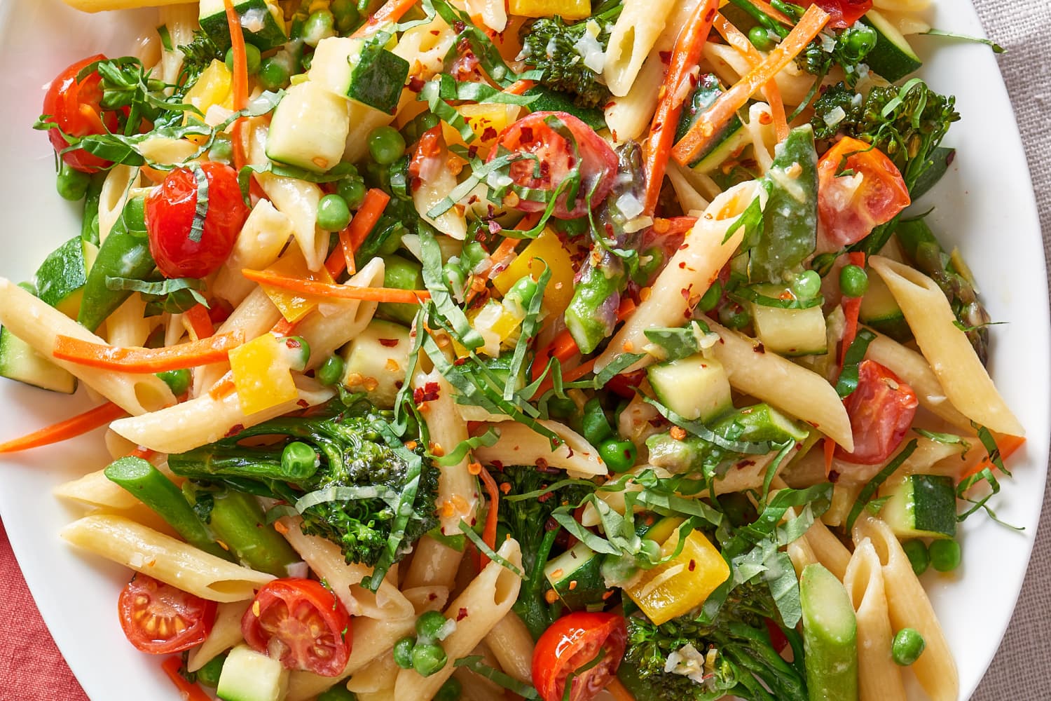 One-Pot Pasta Primavera Recipe (With Fresh Vegetables) | The Kitchn