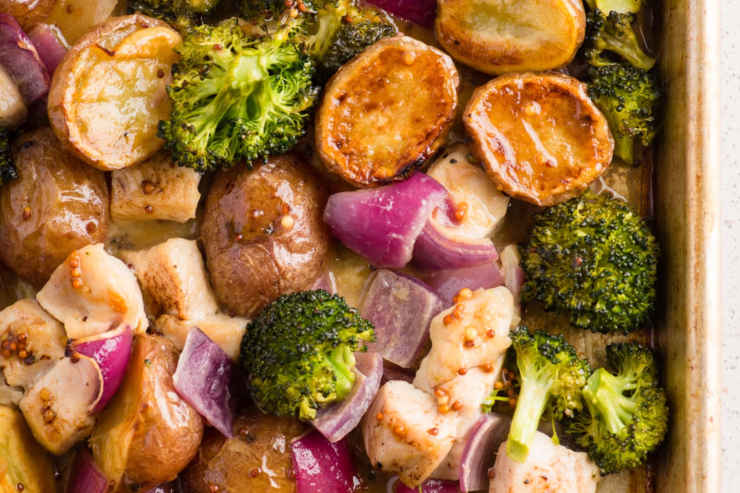 Sheet Pan HoneyDijon Chicken Recipe (With Vegetables) The Kitchn