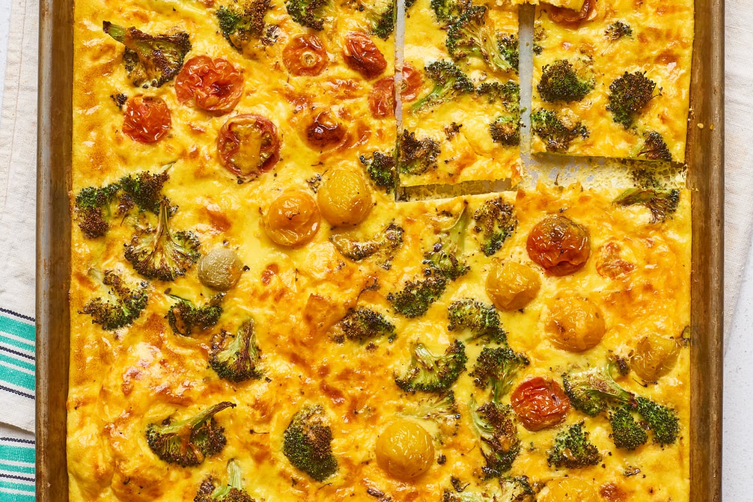 Sheet Pan Veggie Frittata (With Broccoli and Tomatoes) The Kitchn