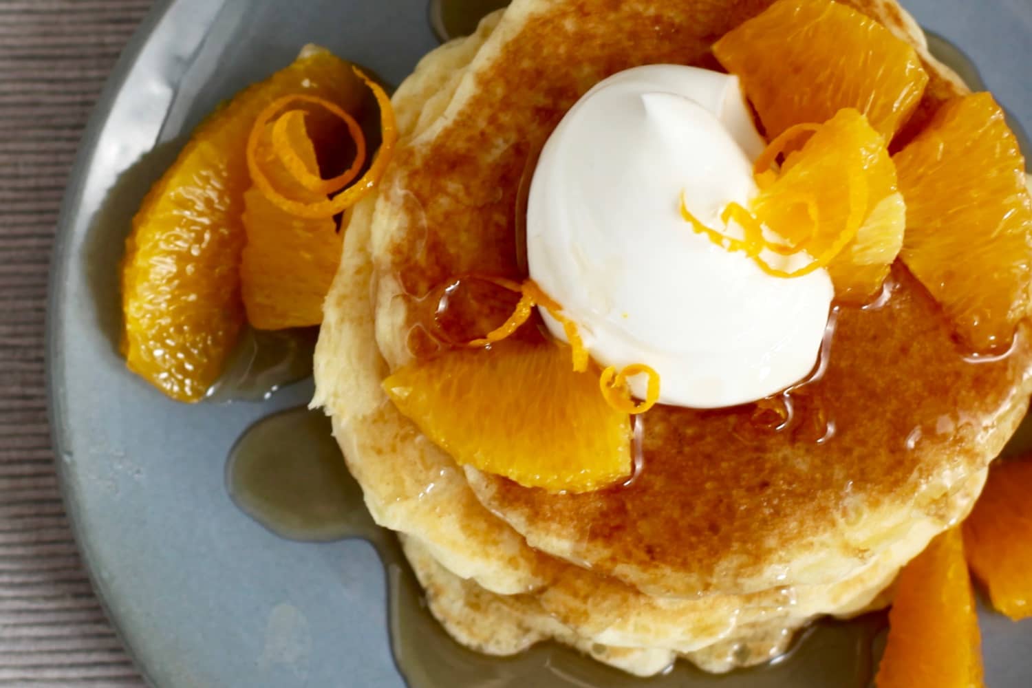 Make Weekend Mornings Delicious with OrangeGinger Pancakes The Kitchn