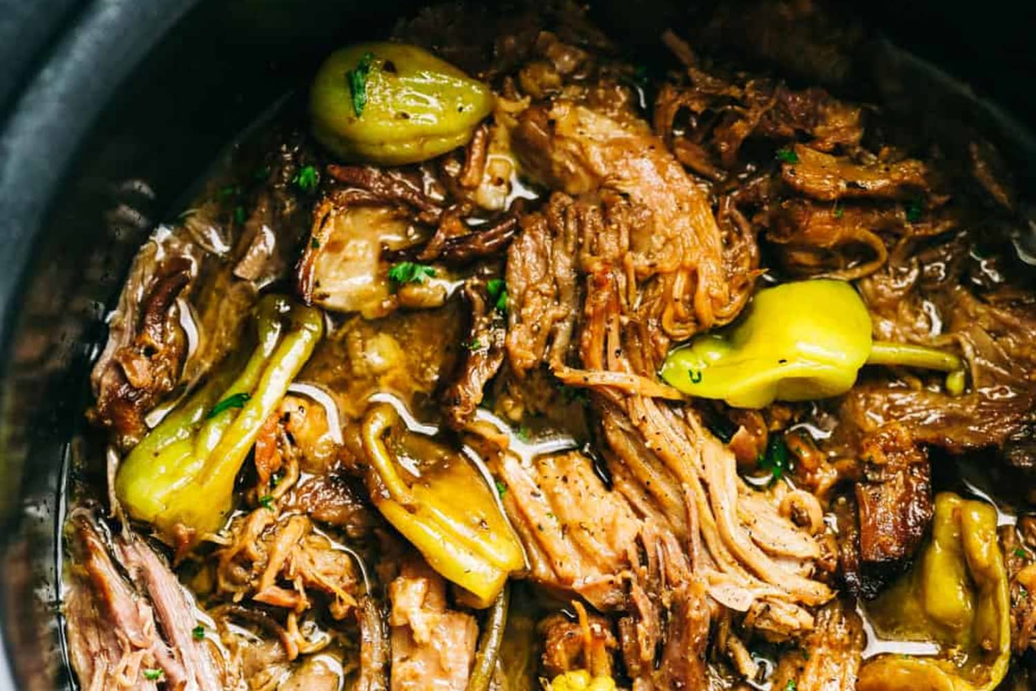 Slow Cooker Mississippi Pork Roast The Recipe Critic The Kitchn