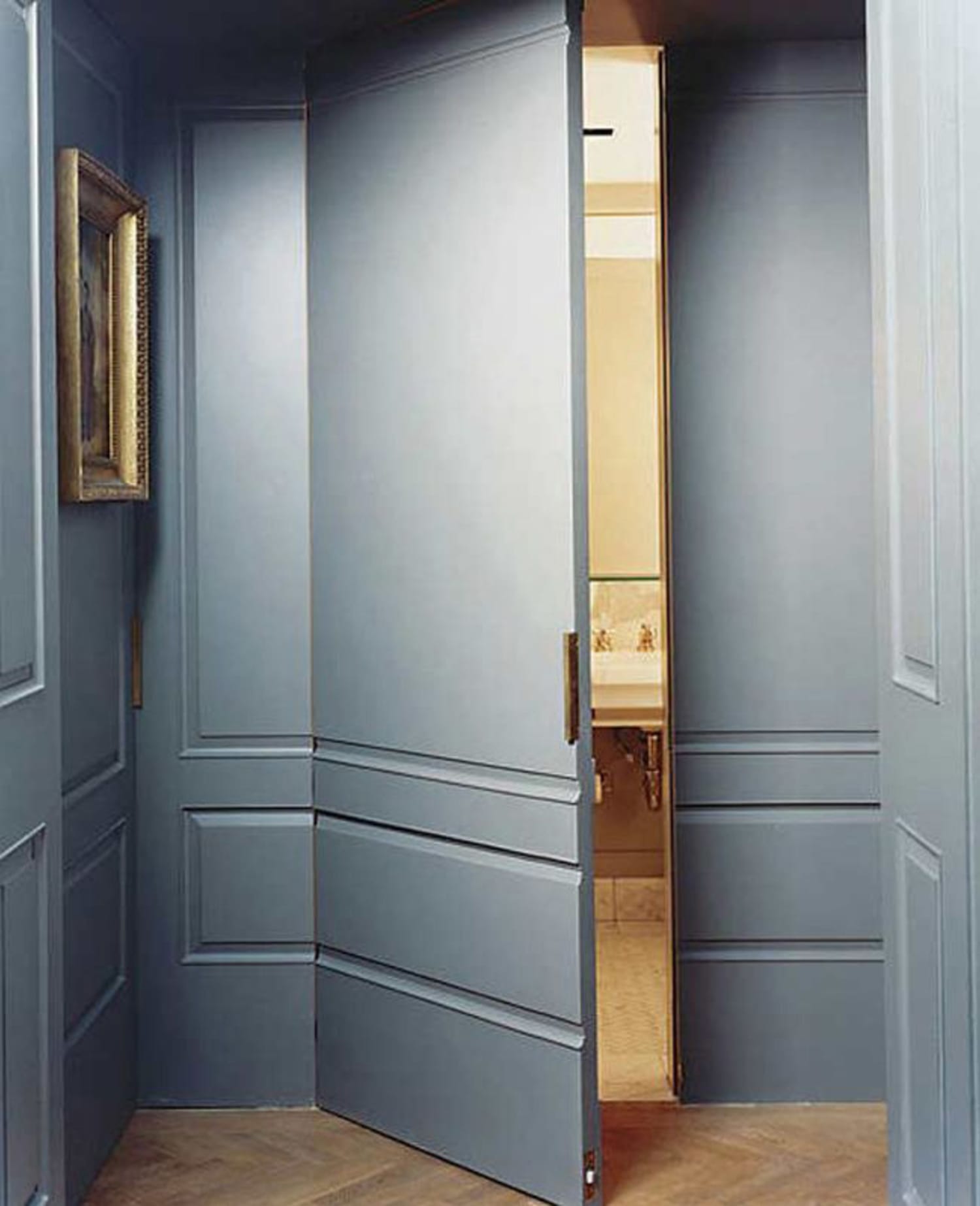 Secret Spaces Hidden Doors In Paneled Walls Apartment Therapy