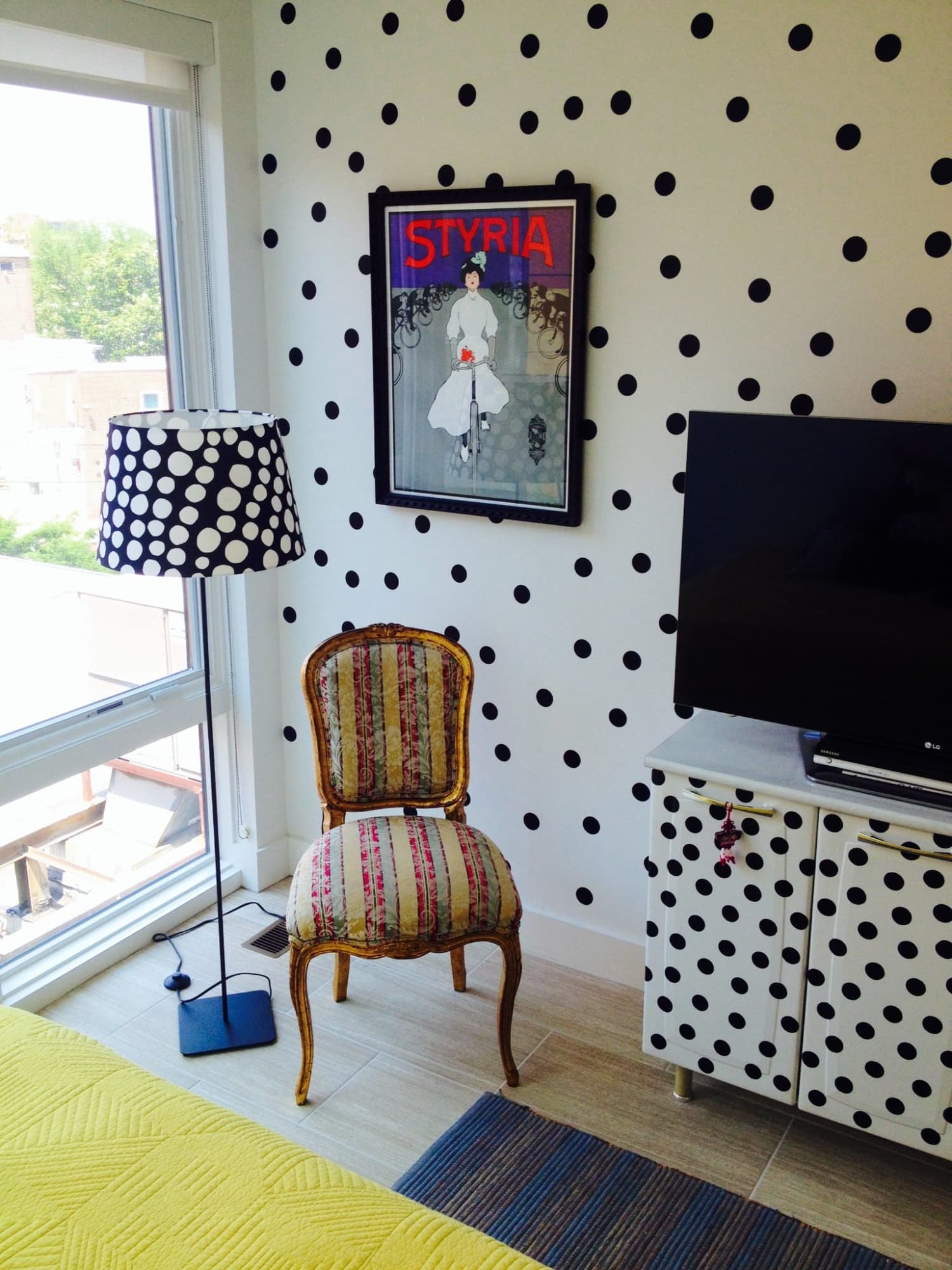 s playful polka dot home apartment therapy houses cleaning jobs