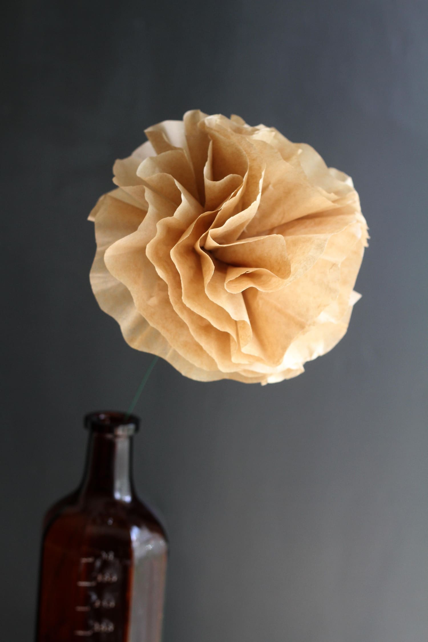 How To Make Paper Flowers With Coffee Filters Apartment