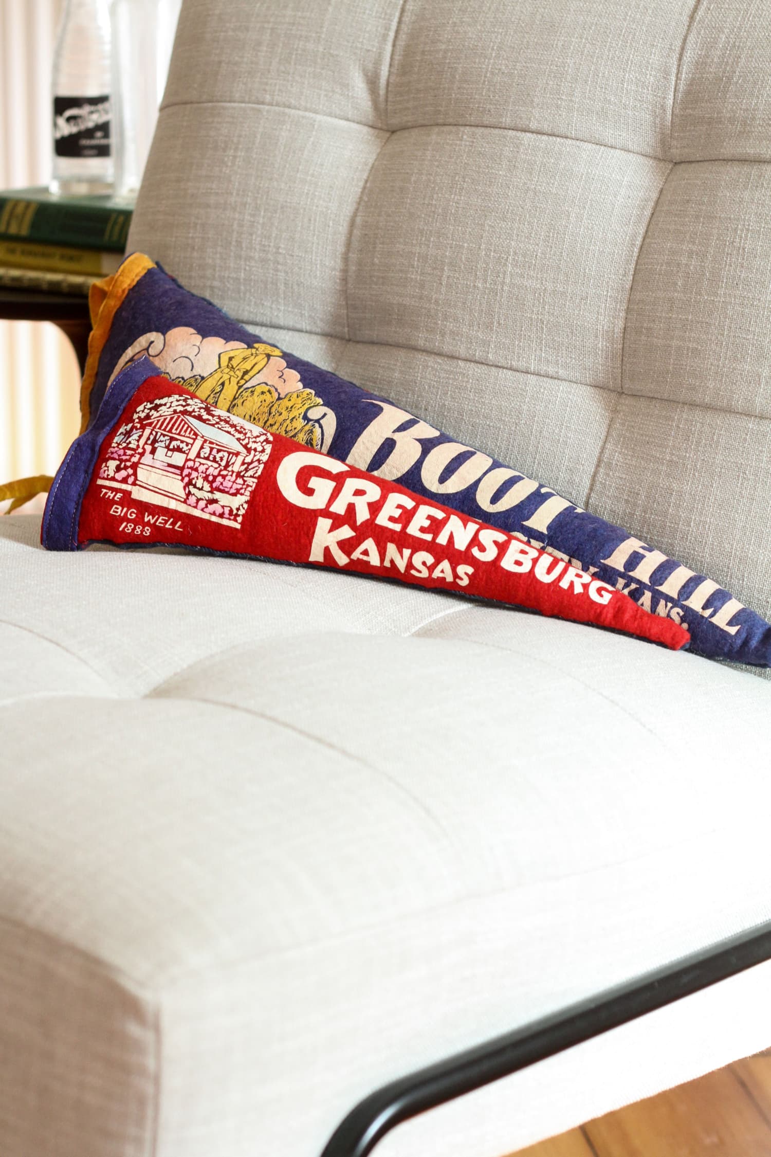 How To Make A Pennant Pillow Apartment Therapy