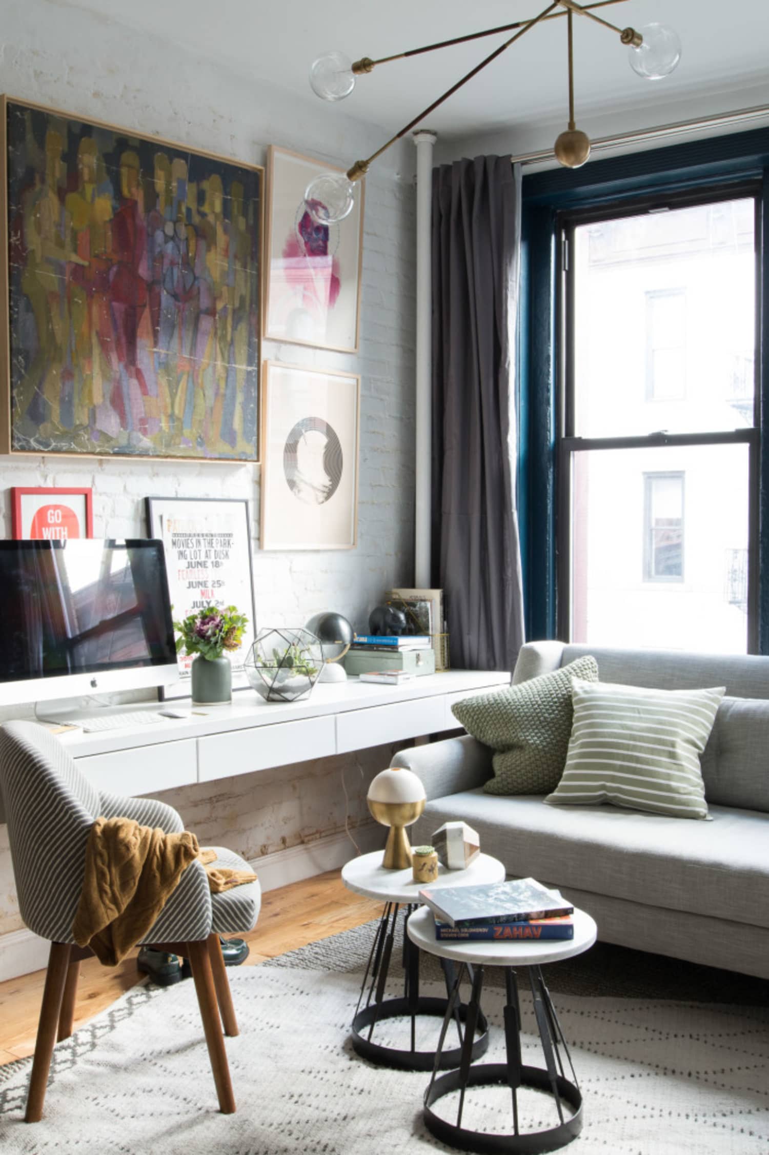 7 Ways To Fit A Workspace Into A Small Space Apartment Therapy