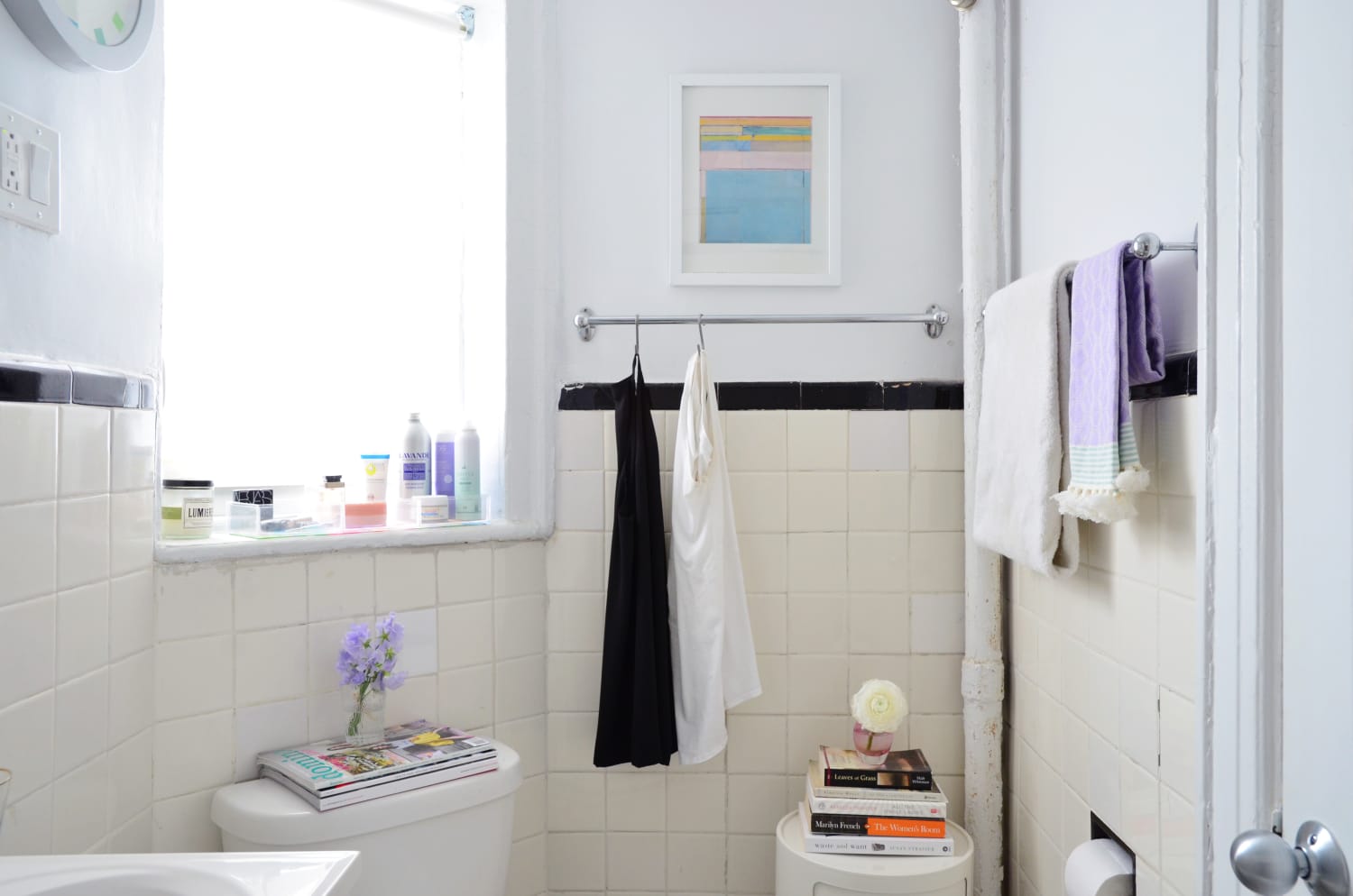  Storage  Solution Ideas  from a Tiny New York Bathroom  