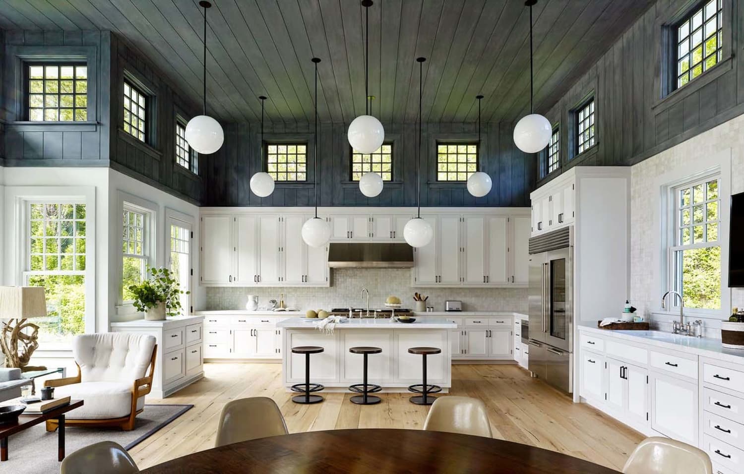 Shiplap Style Planks On The Ceiling Look We Love Apartment Therapy