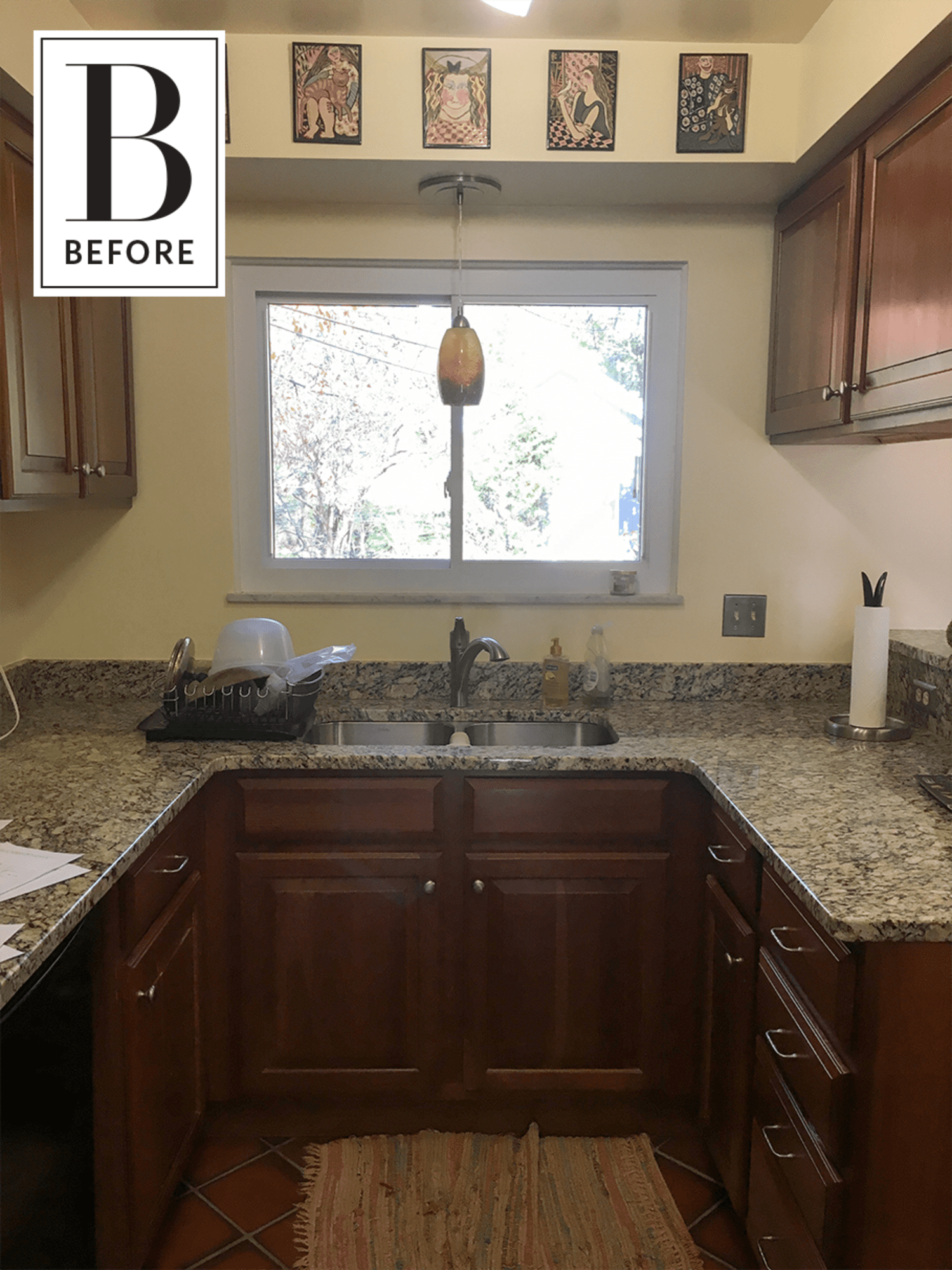 A Kitchen Remodel Gets Rid Of Granite Dark Wood Cabinets