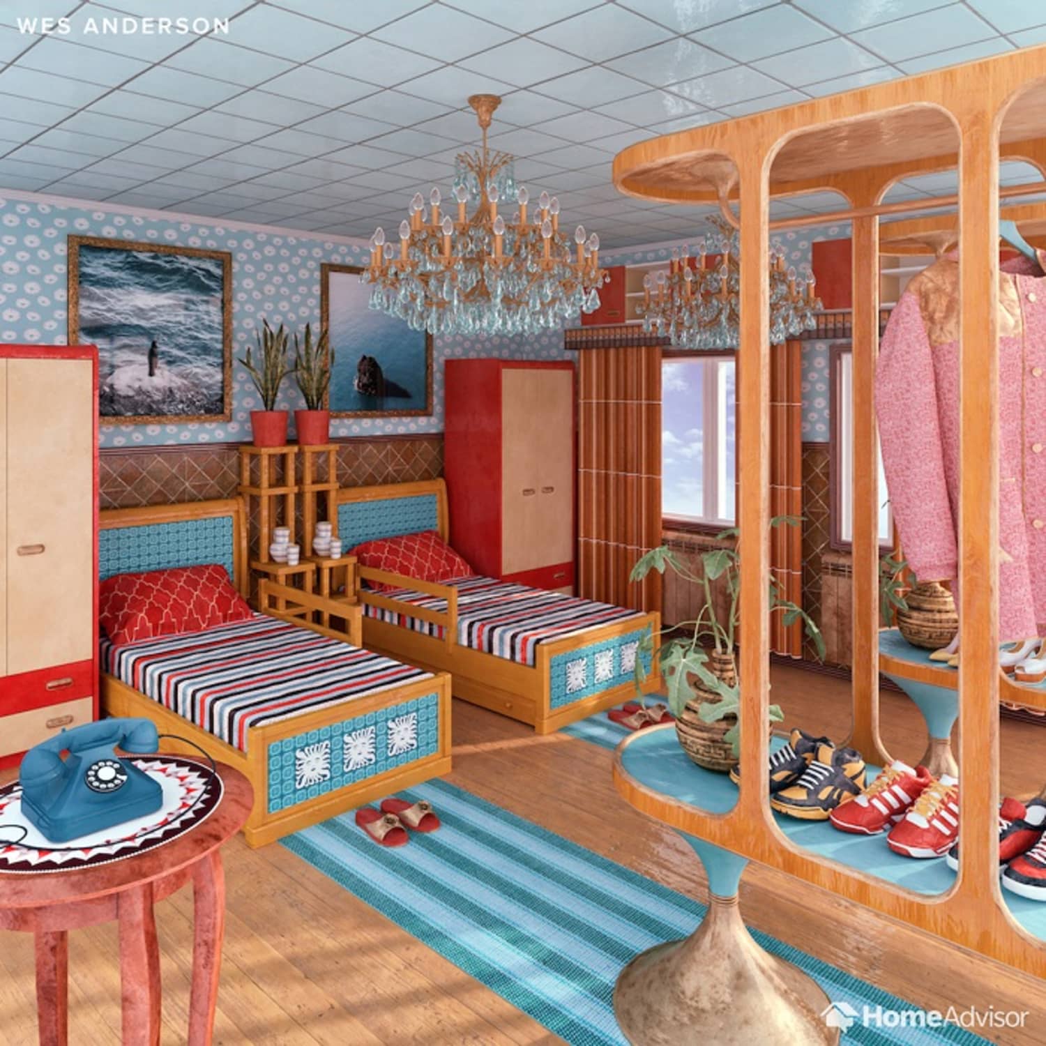 These 7 Fantasy Bedrooms Are Inspired By Wes Anderson Peter