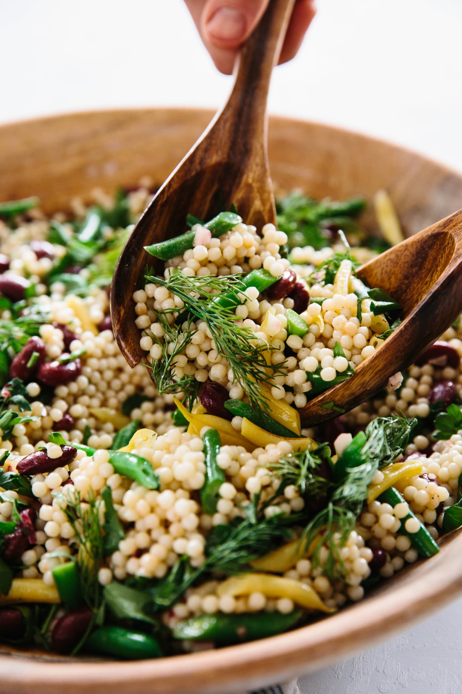 Recipe: 3-Bean Israeli Couscous Salad | Kitchn