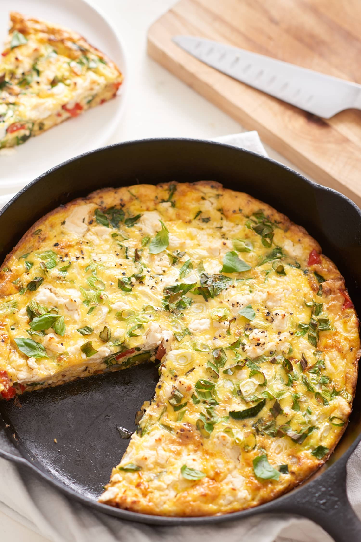 Recipe: The Easiest Cheese and Vegetable Frittata | Kitchn