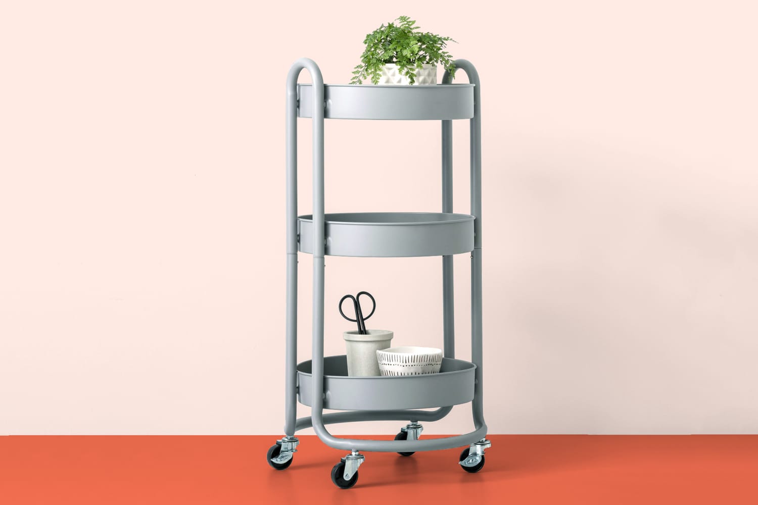 target metal shelving on wheels