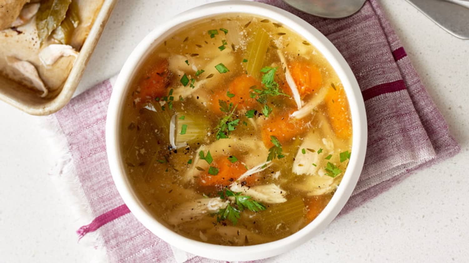 Slow Cooker Whole Chicken Soup | Kitchn