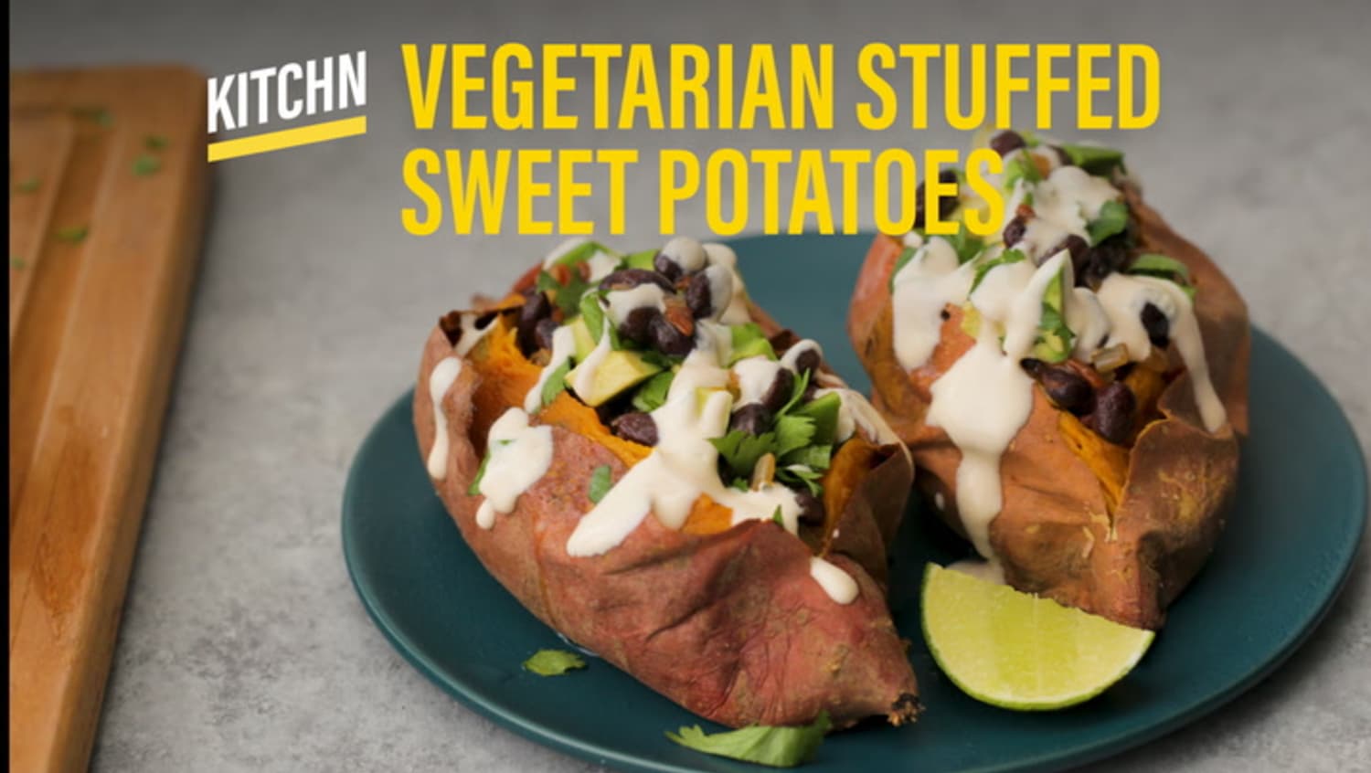 Vegetarian Stuffed Sweet Potatoes Kitchn