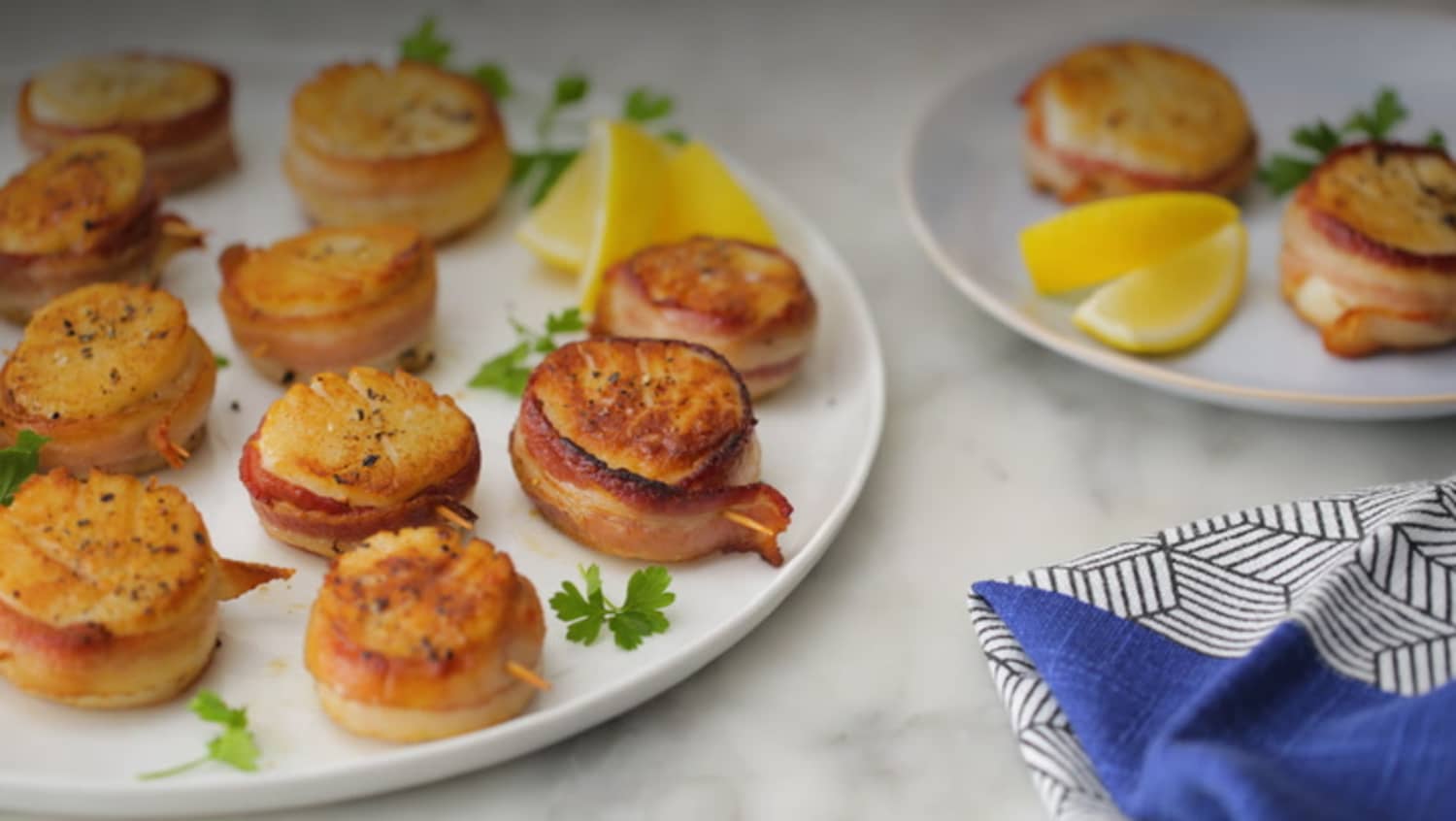 BaconWrapped Scallops Kitchn