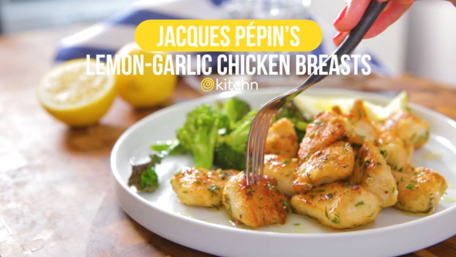 Jacques Pépin Lemon-Garlic Chicken Breasts | Kitchn