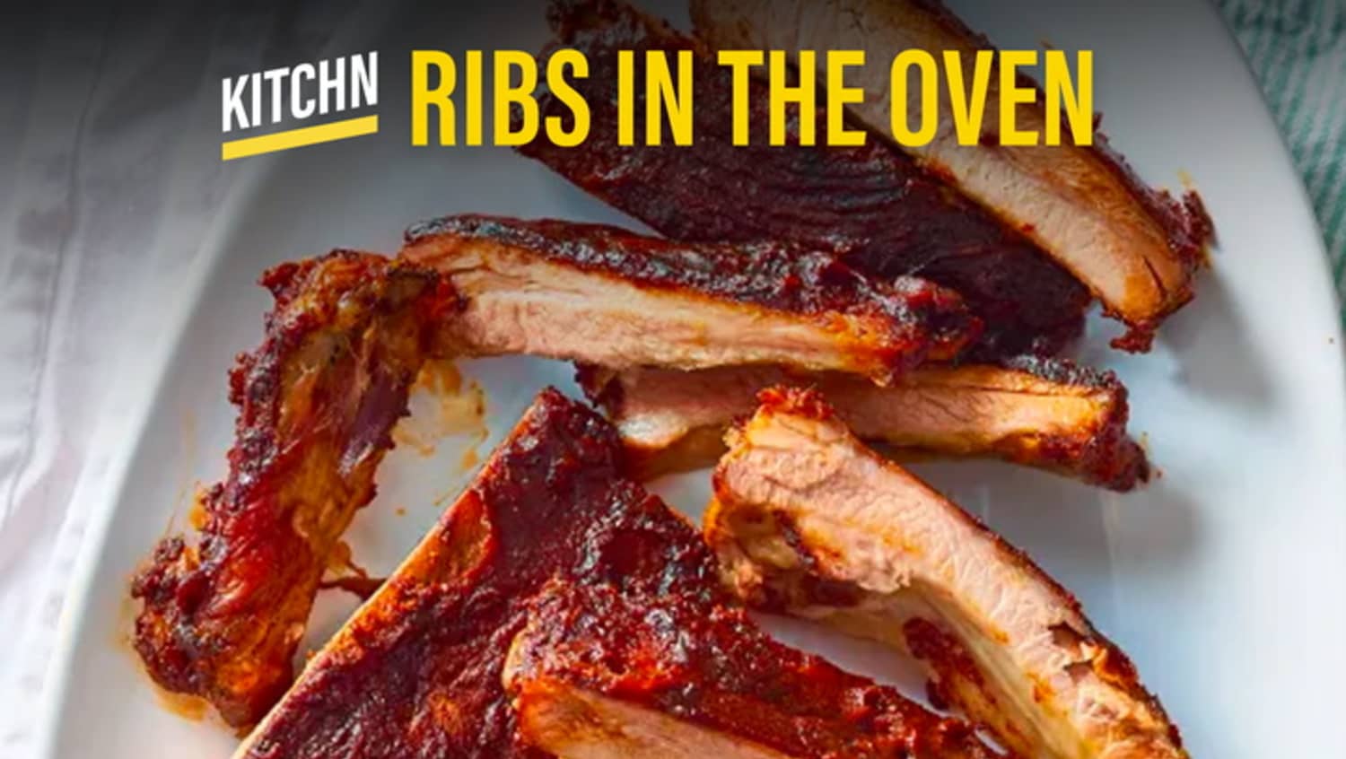 Perfect Ribs in the Oven Kitchn