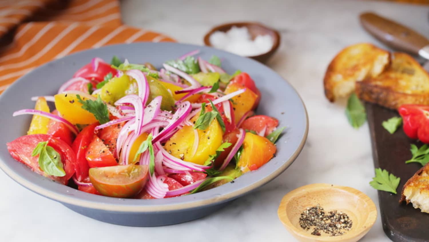 The Juiciest Tomato Salad Kitchn