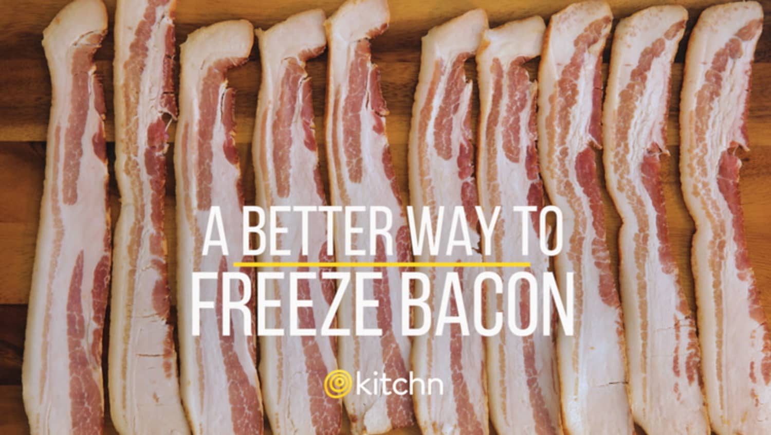 A Better Way To Freeze Bacon Kitchn