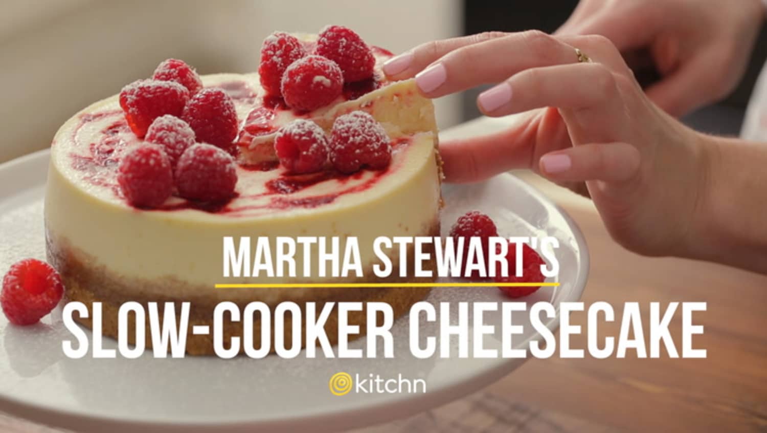 Martha Stewart's SlowCooker Cheesecake Kitchn