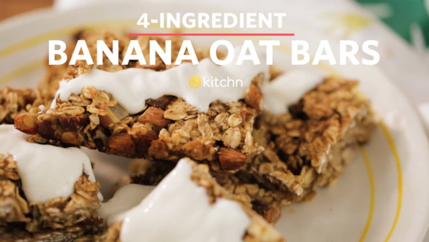 4-Ingredient Banana Oat Bars | Kitchn