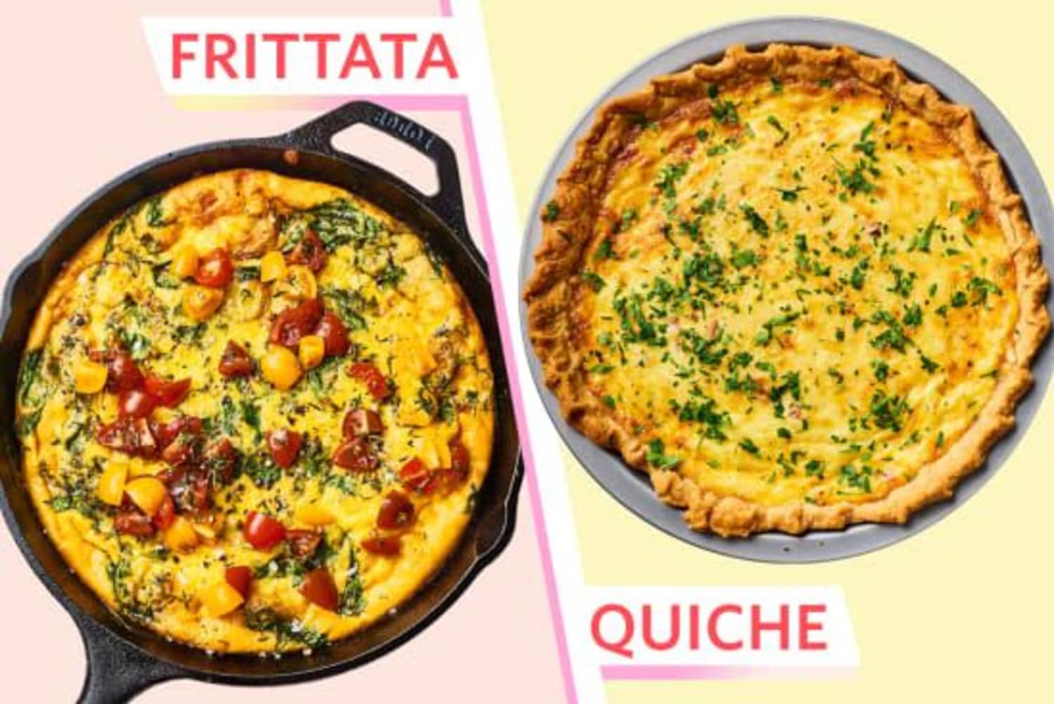 What's the Difference Between a Frittata and a Quiche? Kitchn