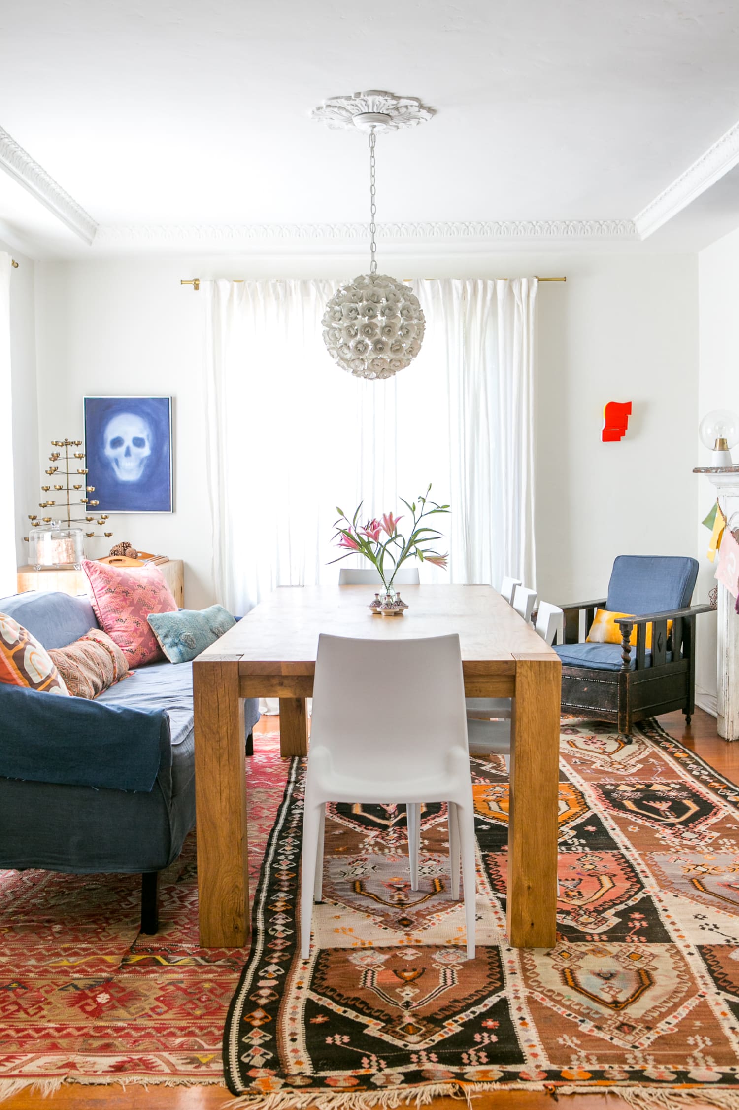 Layered Rugs Apartment Therapy