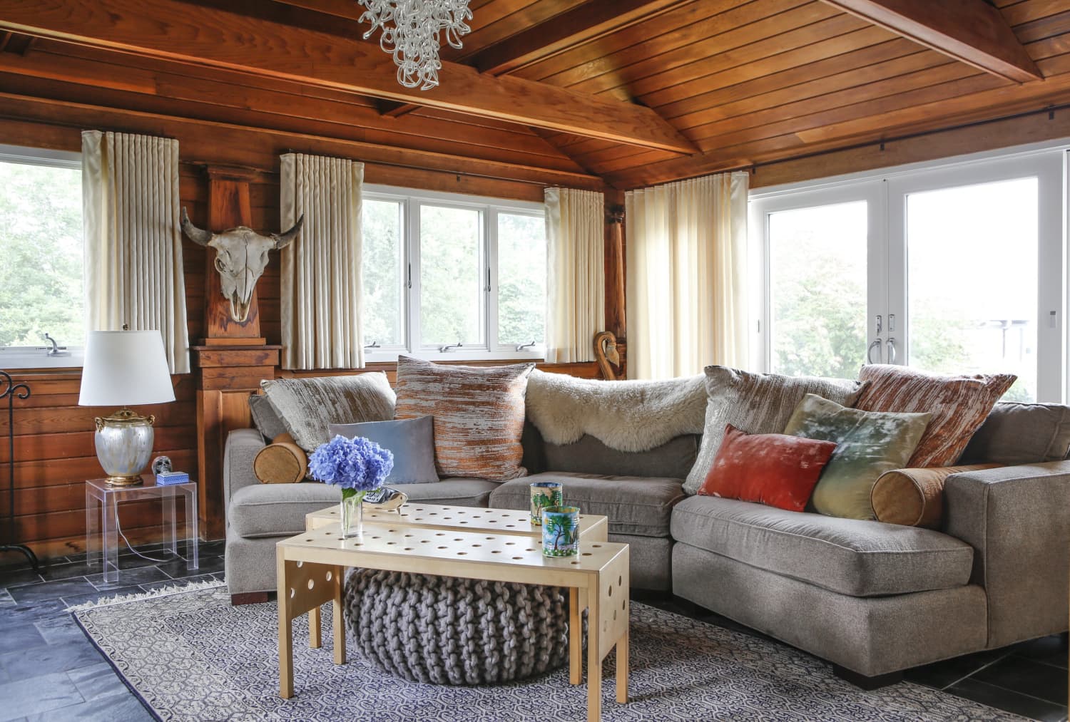 House Tour An Eclectic, Patterned Seaside Cottage Apartment Therapy