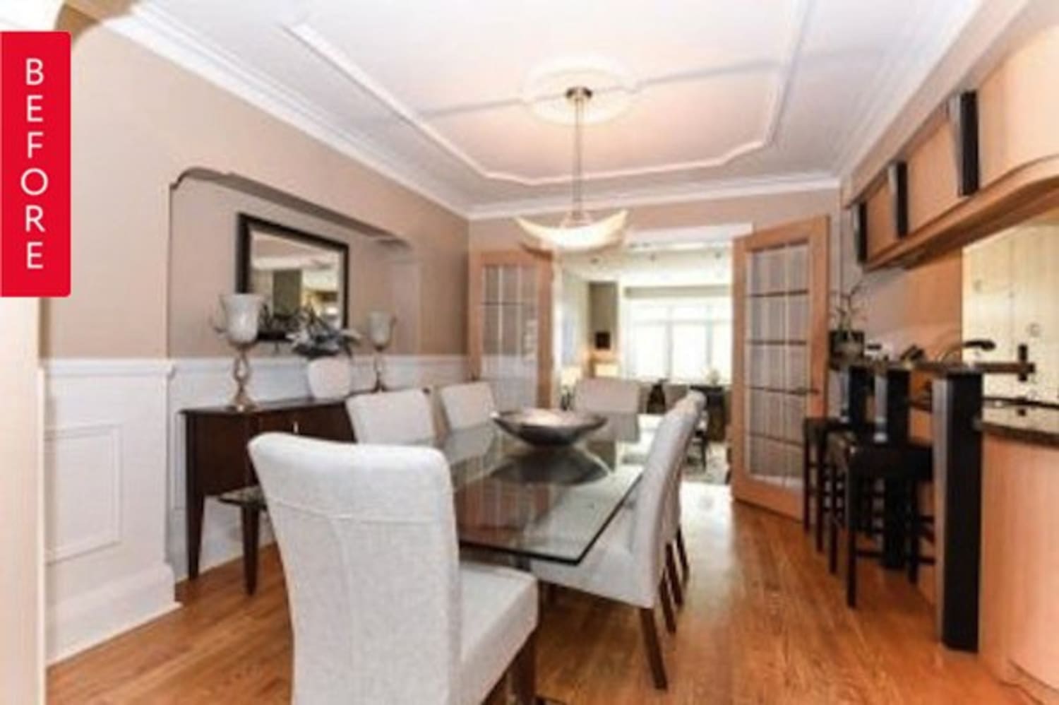 Before & After Making a More Modern Dining Room Apartment Therapy