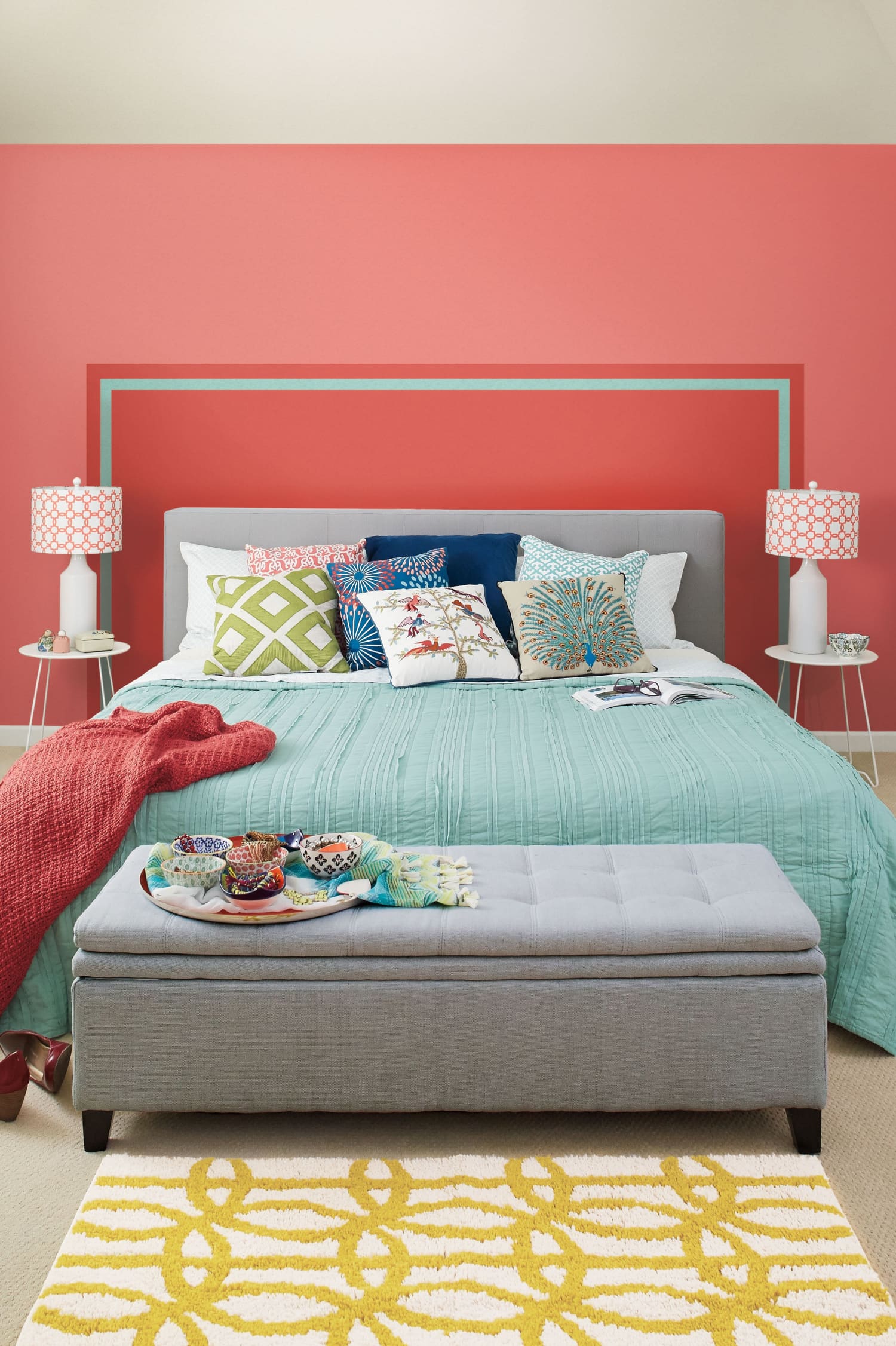 Simple Solutions Painted Headboard Apartment Therapy