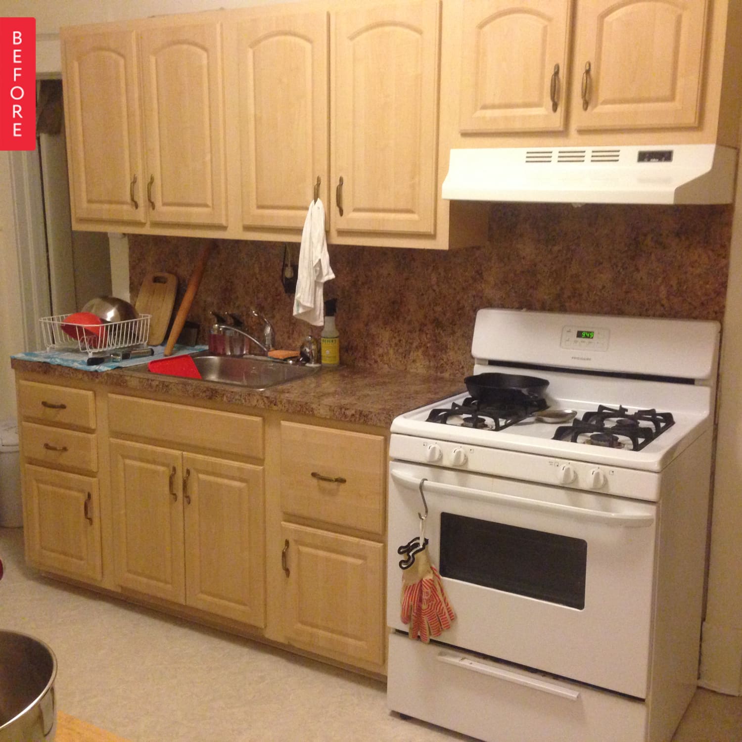 Before & After A Quick & Cost Effective Rental Kitchen Fix Apartment
