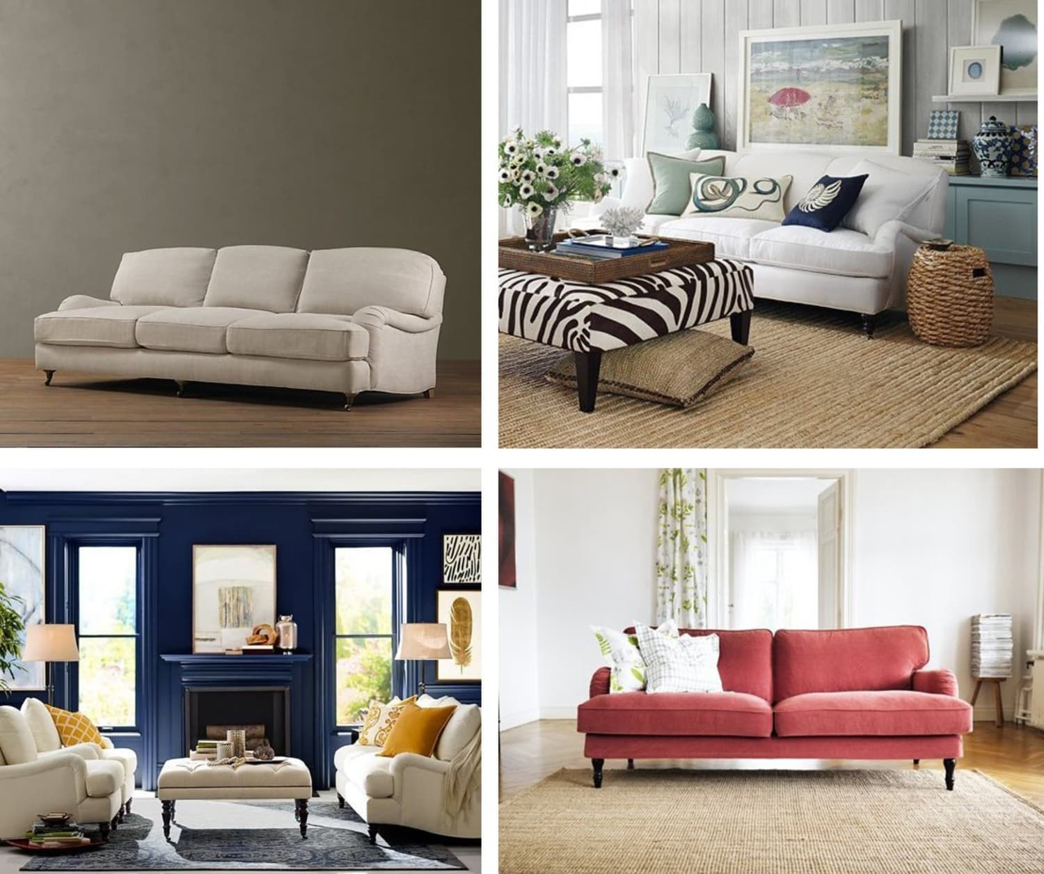 Comfy & Chic Best English Roll Arm Sofas Apartment Therapy