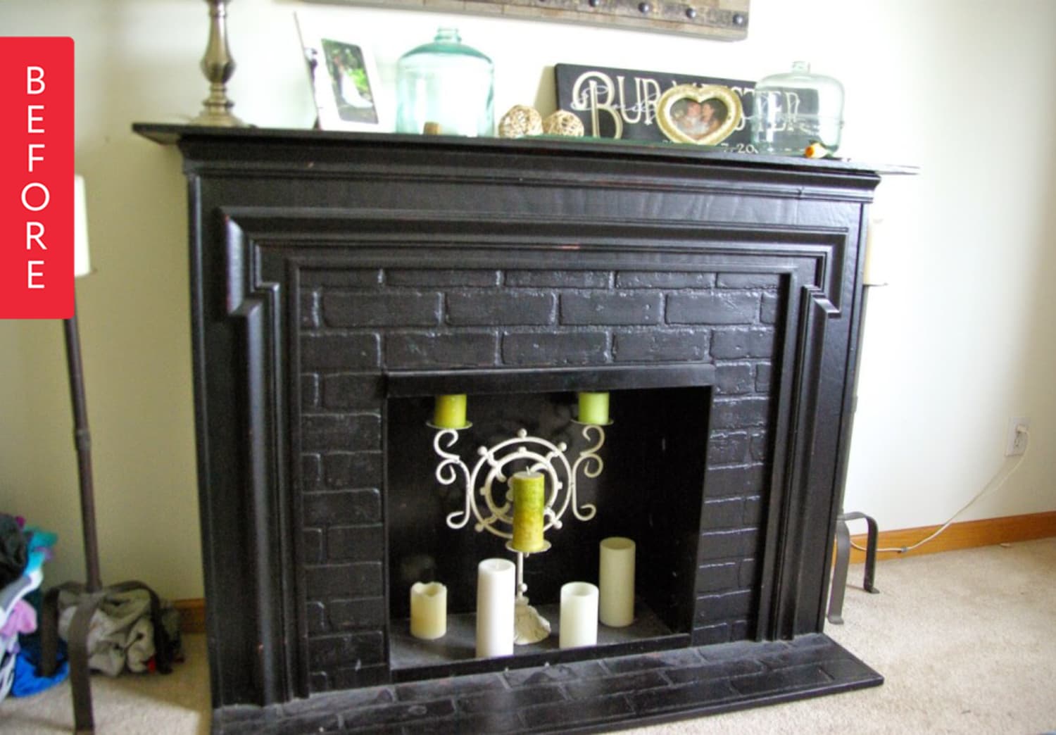 Before & After A Fireplace Fix Up Apartment Therapy
