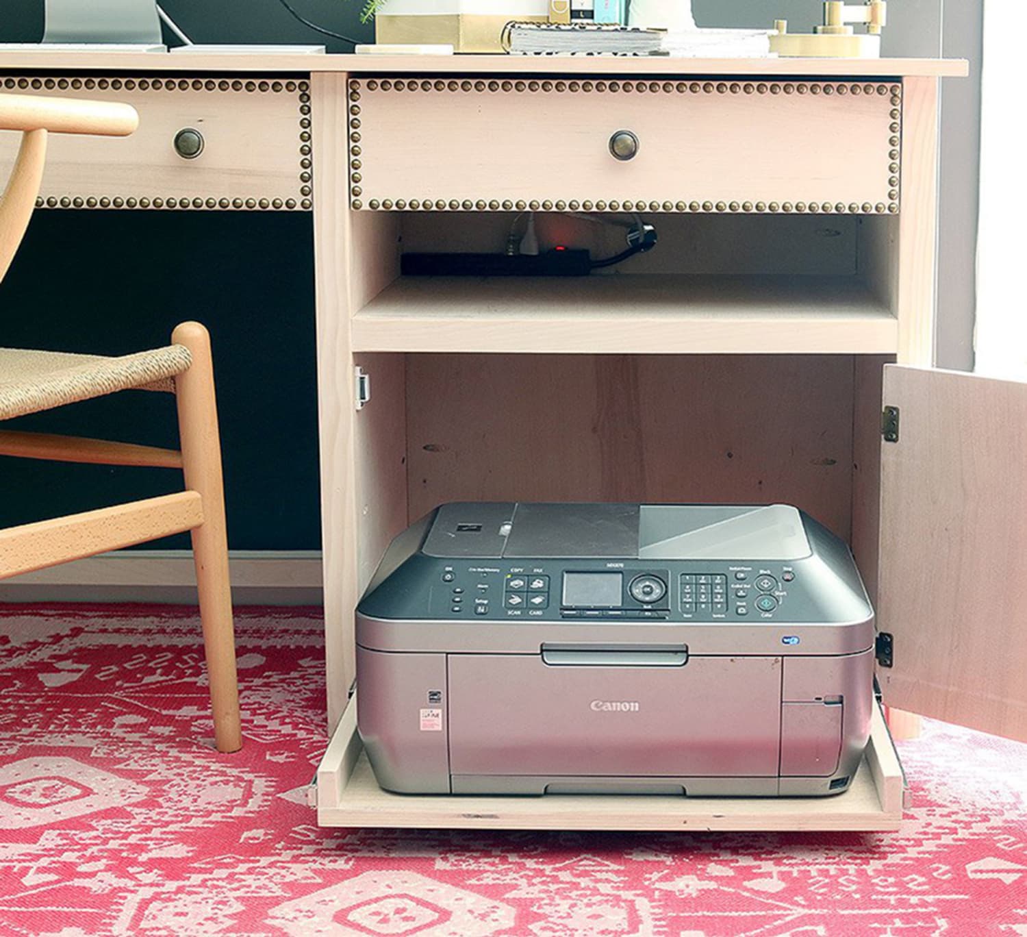 DIY Project Ideas for Hiding a Clunky Printer Apartment Therapy