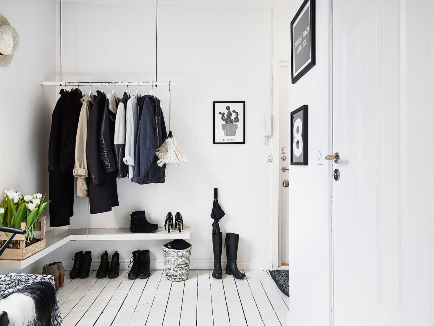 Organizing Ideas for Entryways & Foyers Without Closets Apartment Therapy