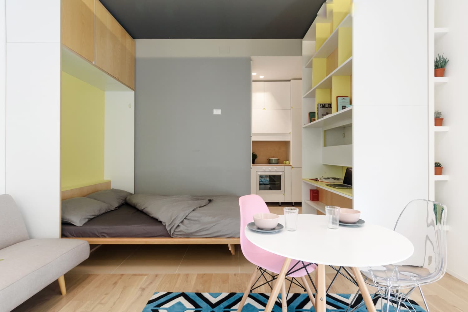 A Tiny Apartment That Transforms Into a Super Efficient Space