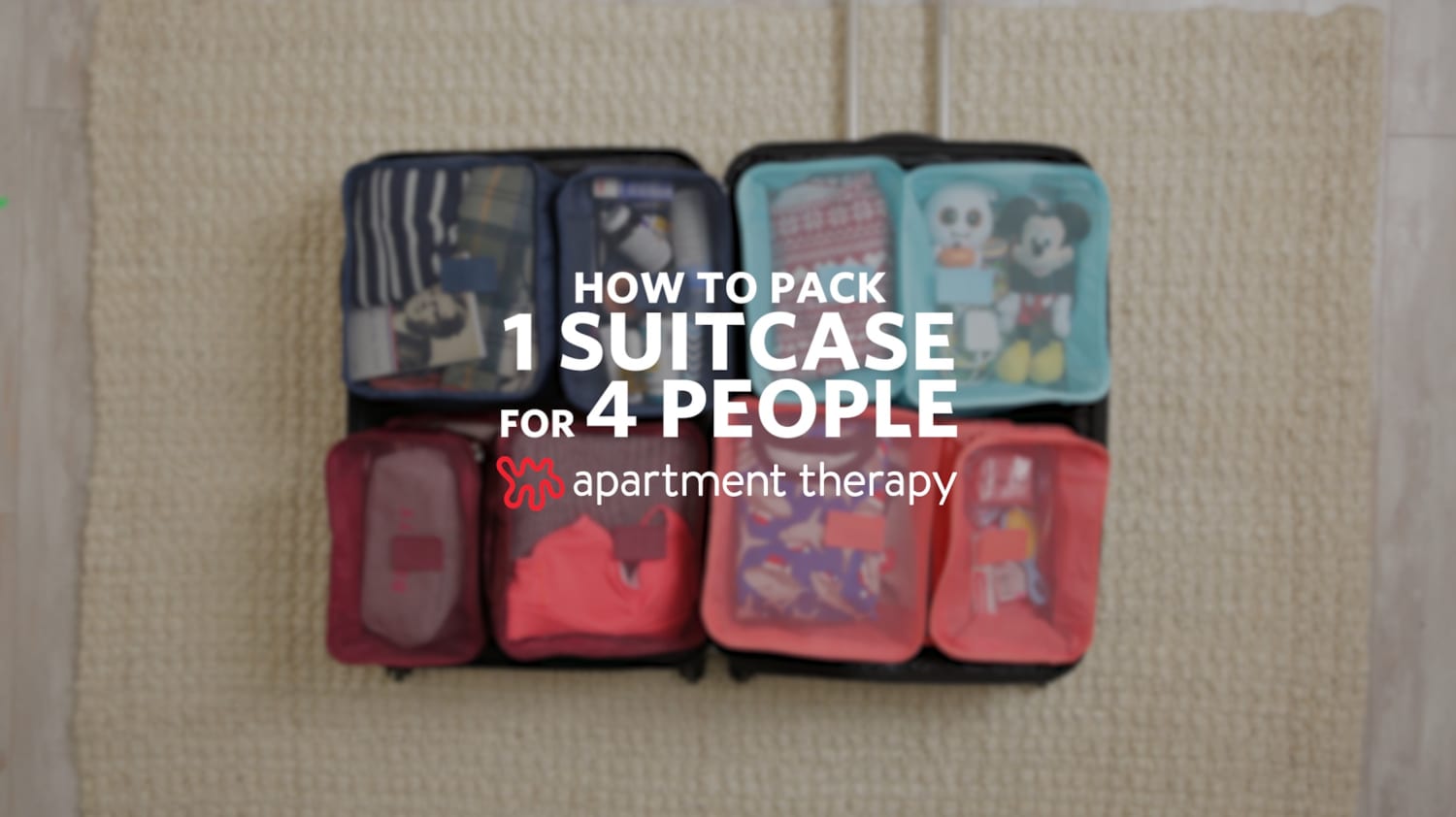 How to Keep the Suitcase Organized When Traveling with Kids Apartment