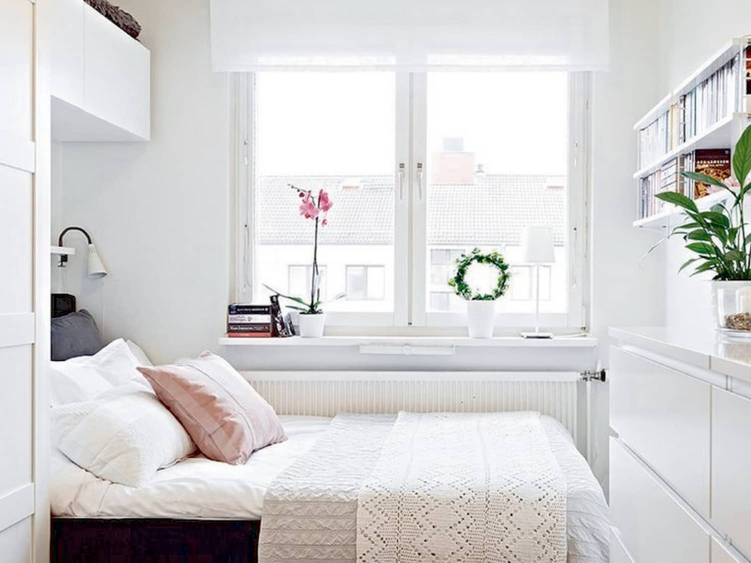 Ideas to Steal from Small  Bedrooms Apartment  Therapy 