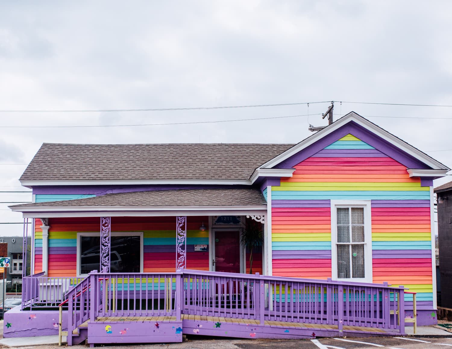Rainbow House is a Cute Nail Salon Apartment Therapy