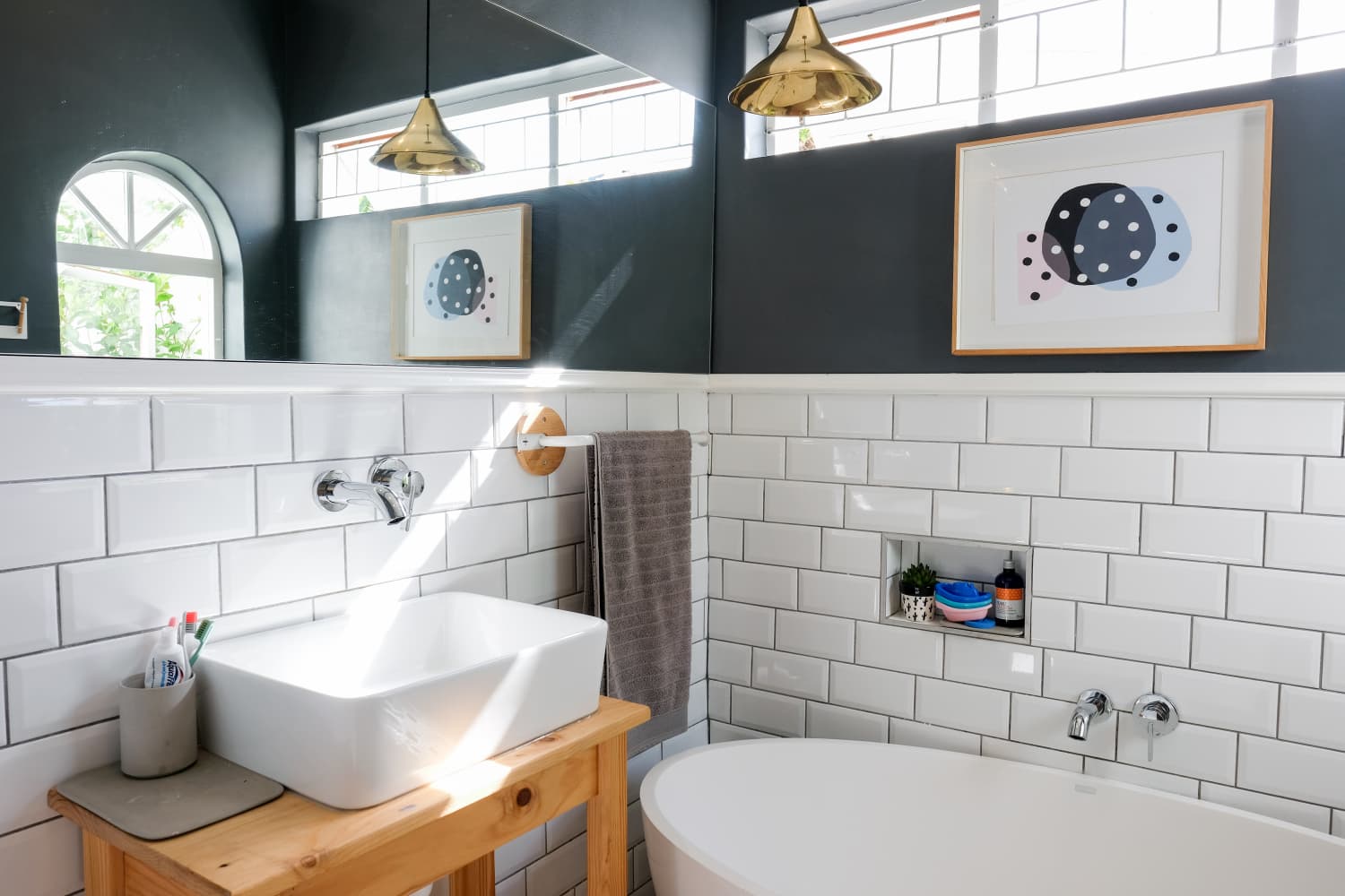 Storage Ideas For Small Bathrooms With No Cabinets : Basement Bathroom Ideas | Bathroom storage tower, Bathroom ... / Shaker peg rail bathroom storage.