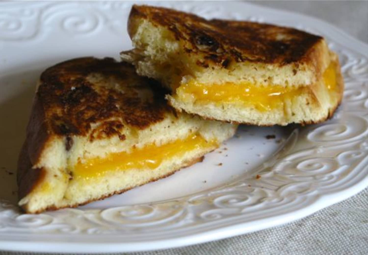 Salty and Sweet Grilled Cheese on Raisin Bread Kitchn