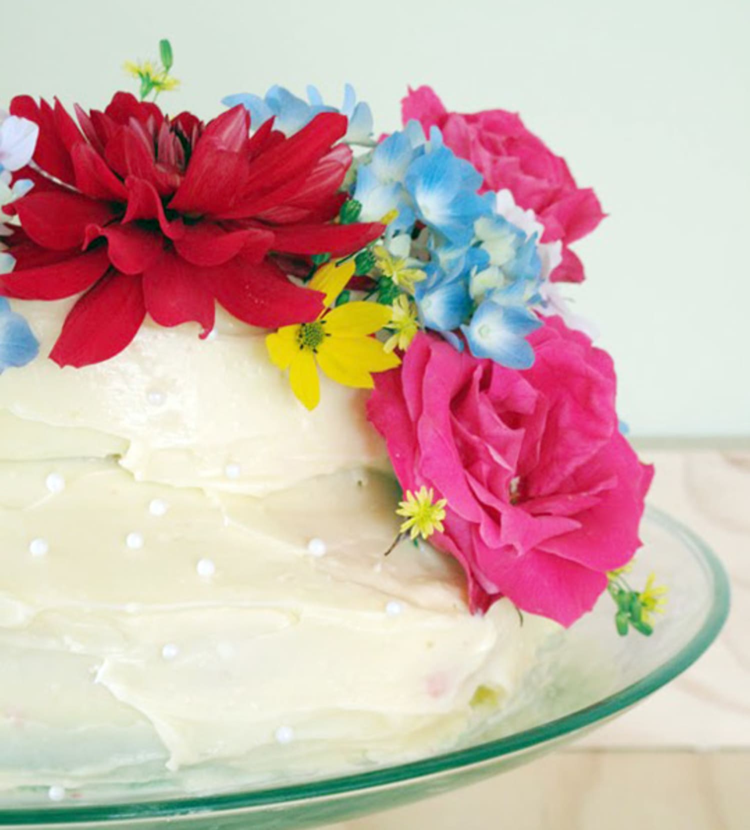 Prettiest Cake Decoration Fresh Flowers Kitchn