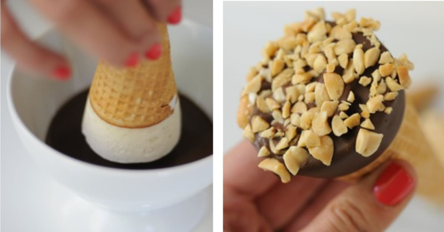 Make Your Own Ice Cream Drumsticks Kitchn