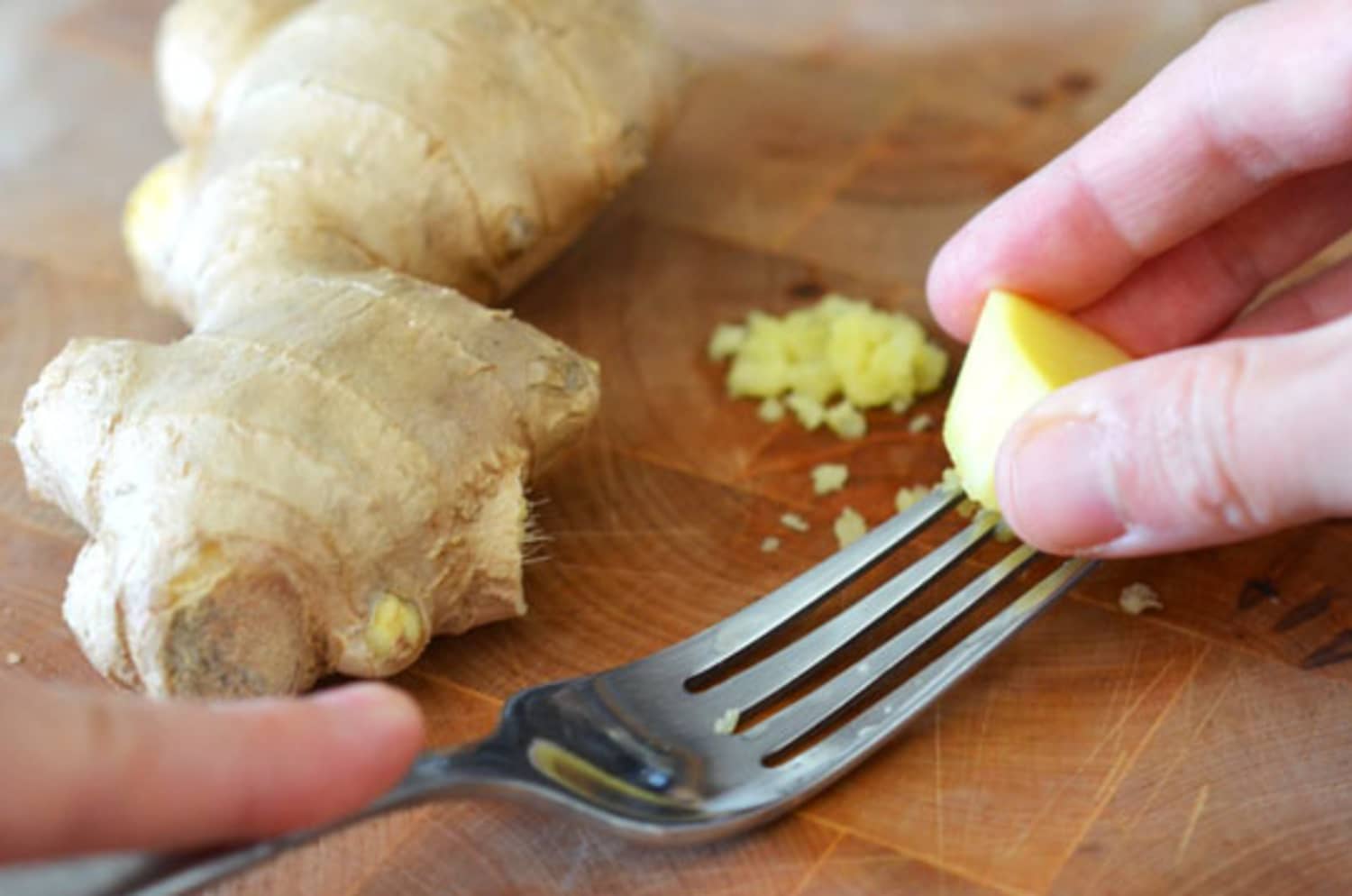 Quick Tip Grate Ginger With A Fork Kitchn