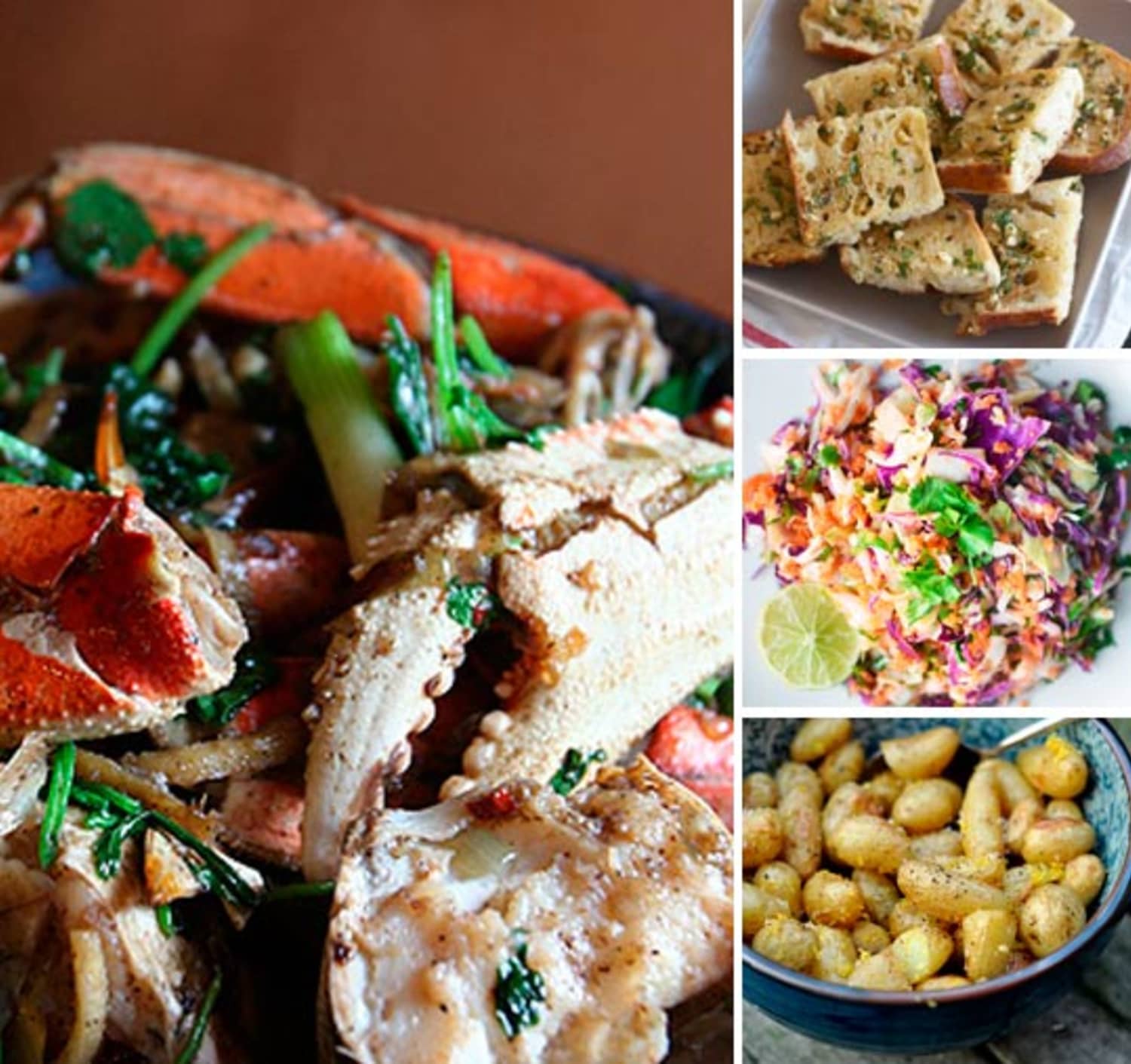Dungeness Crab & Garlic Bread Crab Fest Menu to Feed a Crowd Kitchn