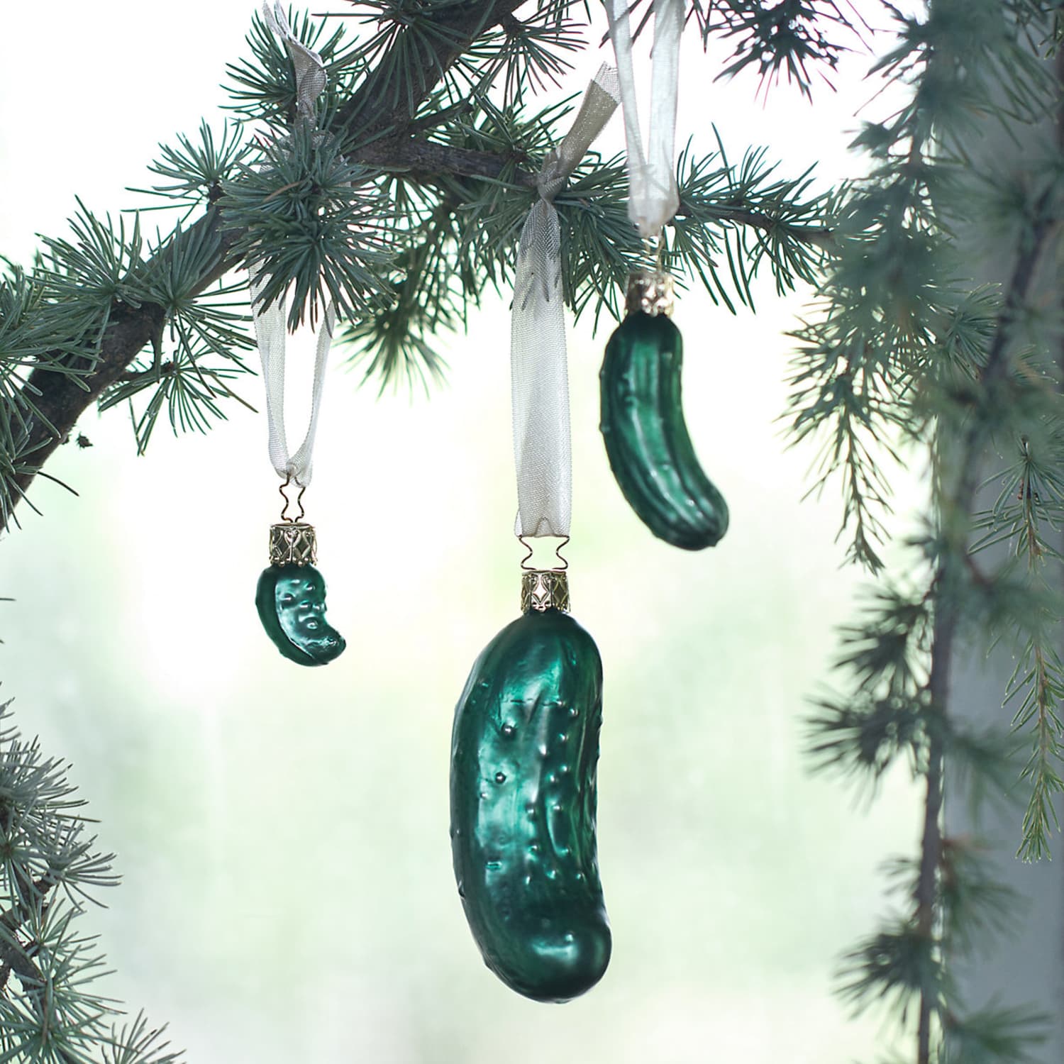 The Christmas Pickle and Other Vegetable-Shaped Glass Ornaments | Kitchn